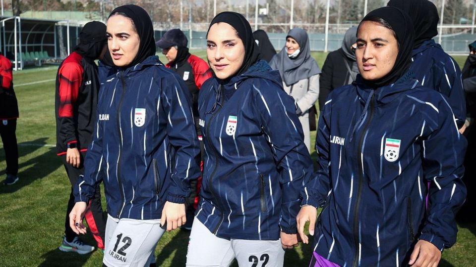 تمرین تیم ملی فوتبال بانوان