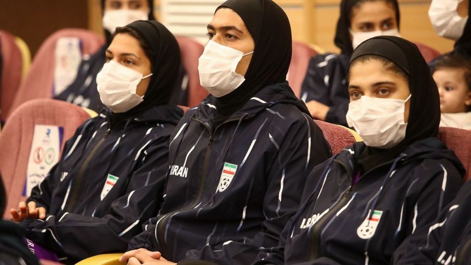 تمرین تیم ملی فوتبال بانوان