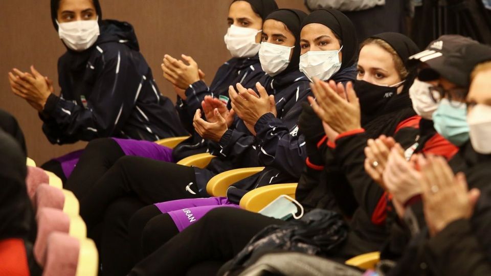 تمرین تیم ملی فوتبال بانوان