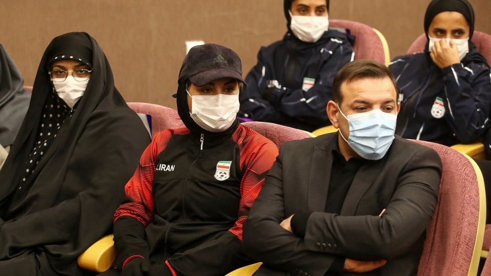 تمرین تیم ملی فوتبال بانوان