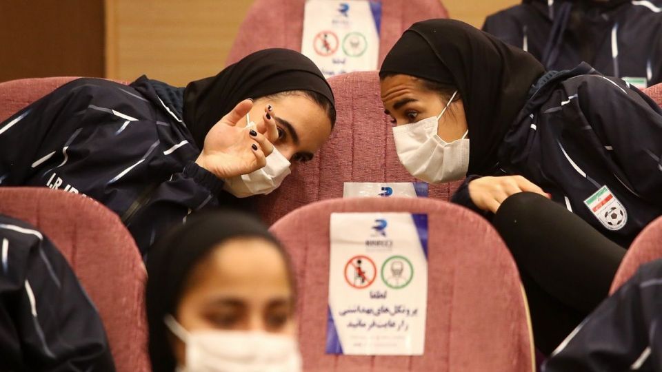 تمرین تیم ملی فوتبال بانوان