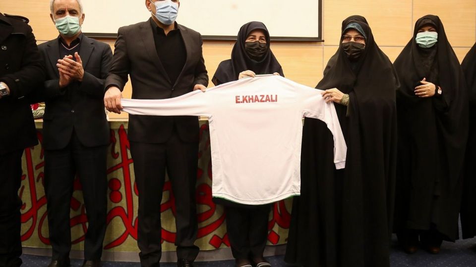 تمرین تیم ملی فوتبال بانوان