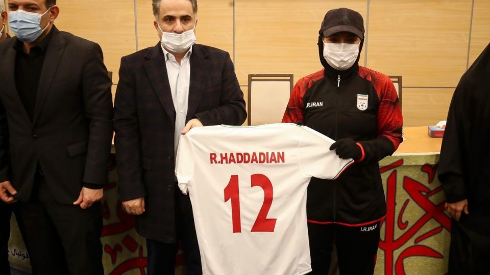 تمرین تیم ملی فوتبال بانوان