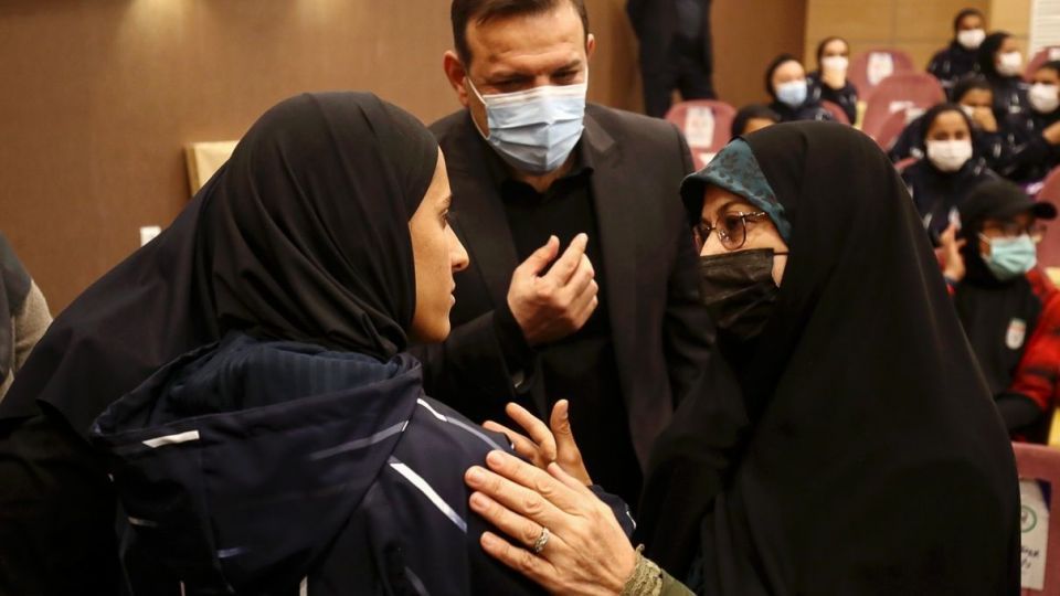 تمرین تیم ملی فوتبال بانوان