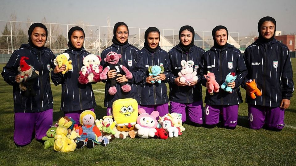 تمرین تیم ملی فوتبال بانوان