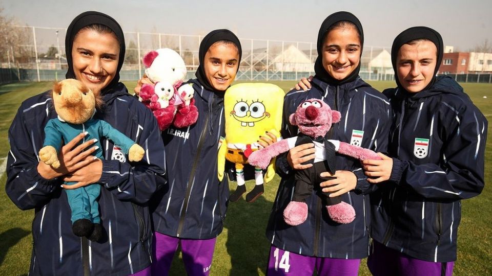 تمرین تیم ملی فوتبال بانوان