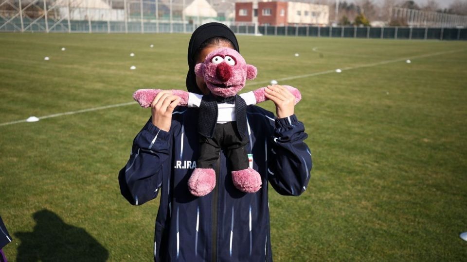 تمرین تیم ملی فوتبال بانوان