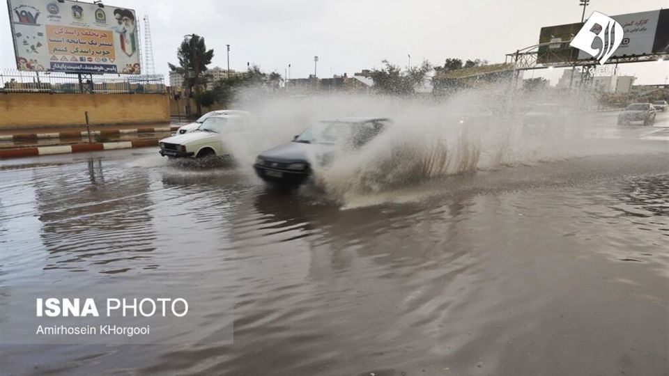 وضعیت شهر بندرعباس پس از بارندگی های اخیر