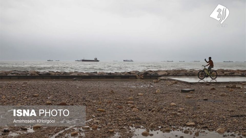وضعیت شهر بندرعباس پس از بارندگی های اخیر