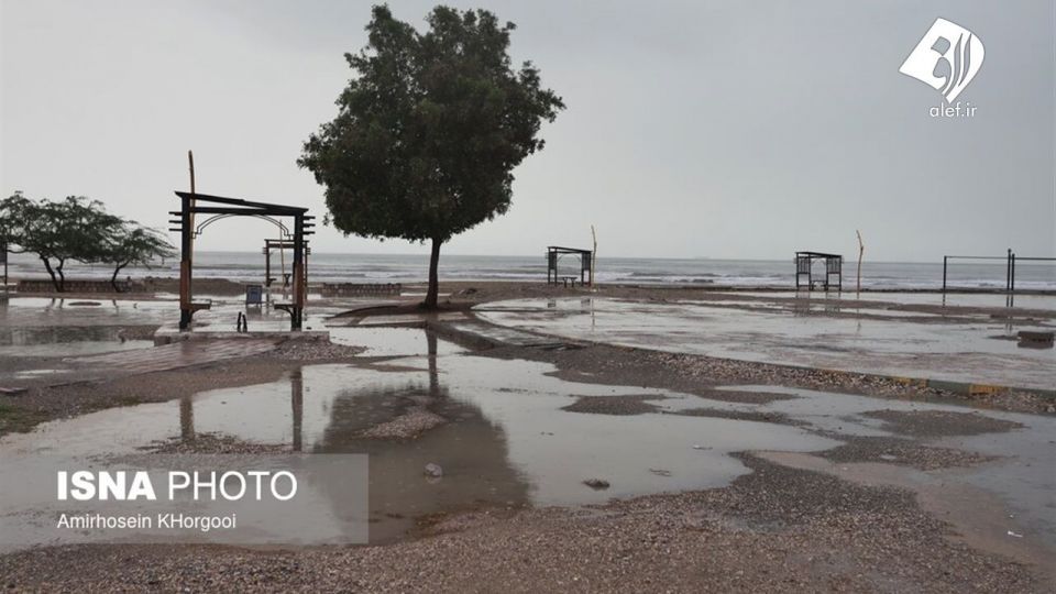 وضعیت شهر بندرعباس پس از بارندگی های اخیر