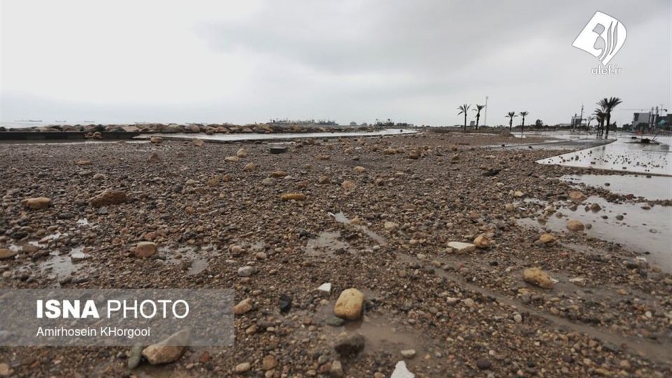 وضعیت شهر بندرعباس پس از بارندگی های اخیر