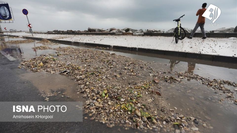 وضعیت شهر بندرعباس پس از بارندگی های اخیر