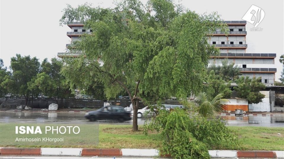 وضعیت شهر بندرعباس پس از بارندگی های اخیر