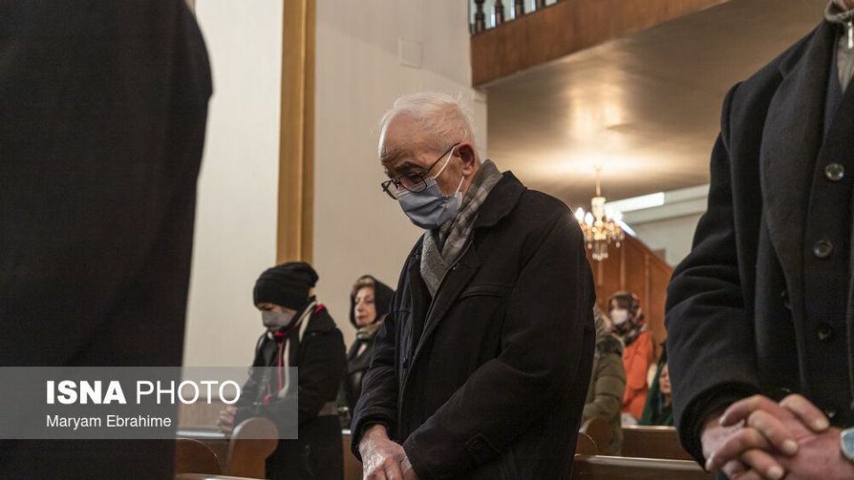 مراسم غسل تعمید در کلیسای مریم مقدس تبریز