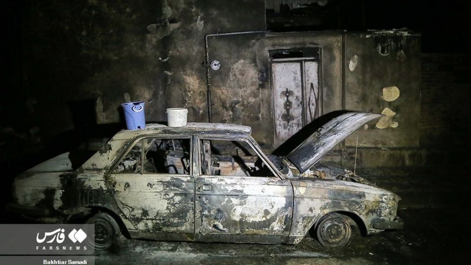 آتش سوزی و انفجار تانکر حامل سوخت مازوت