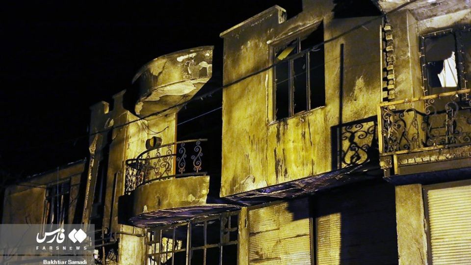 آتش سوزی و انفجار تانکر حامل سوخت مازوت