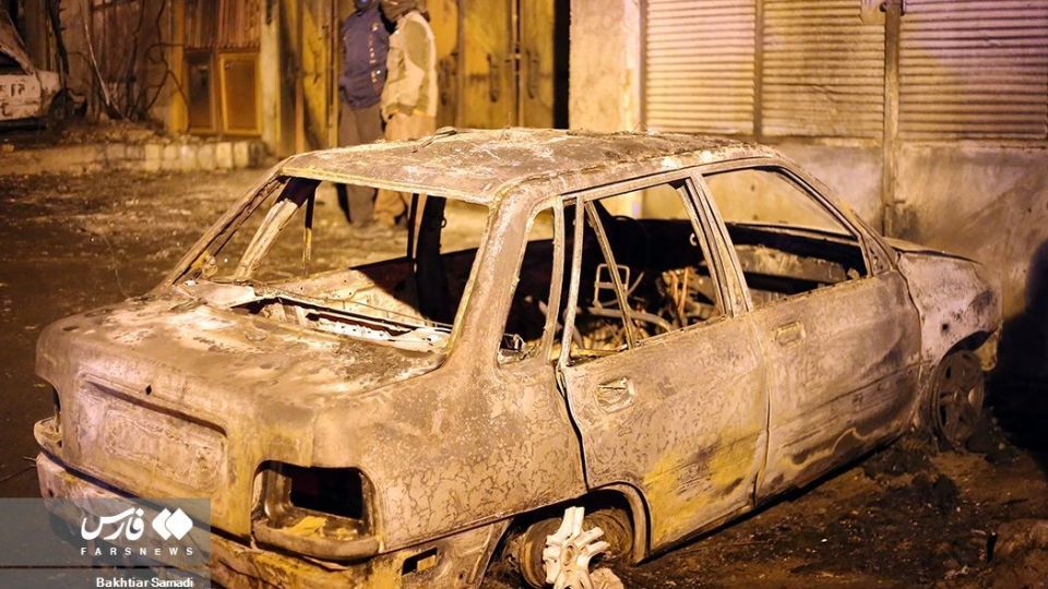 آتش سوزی و انفجار تانکر حامل سوخت مازوت