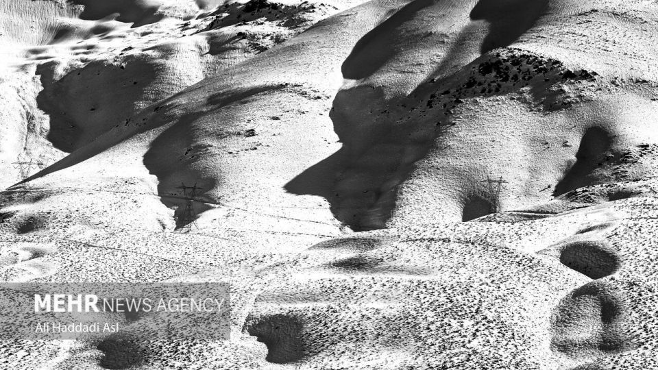 سپیدی برف بر تن کهنسال زاگرس