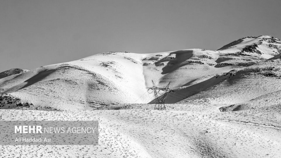 سپیدی برف بر تن کهنسال زاگرس