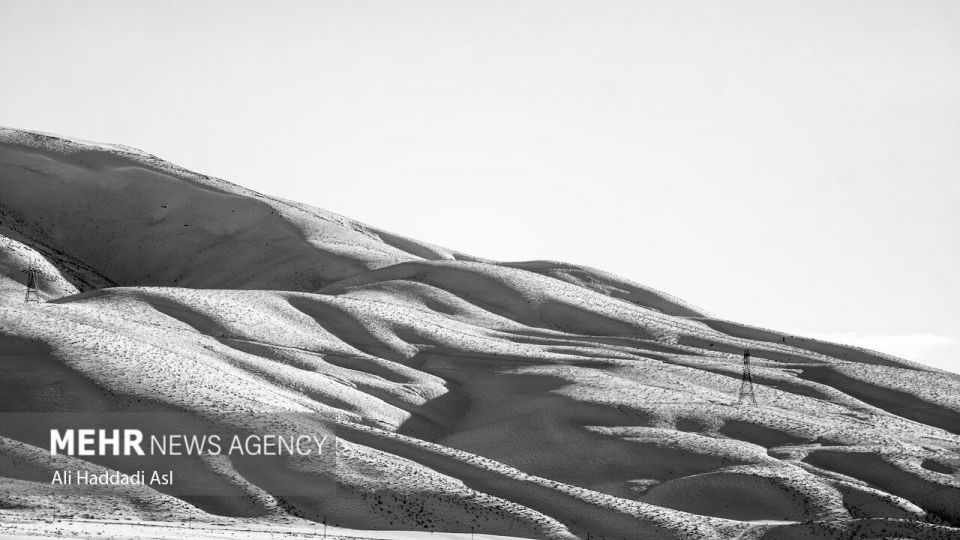 سپیدی برف بر تن کهنسال زاگرس