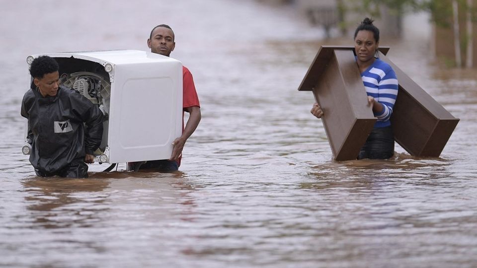 سیل در برزیل هزاران نفر را آواره کرد