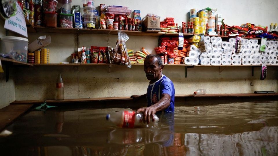 سیل در برزیل هزاران نفر را آواره کرد