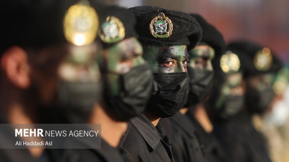 آیین اختتامیه هفتمین دوره رزم مقدماتی مشترک ارتش