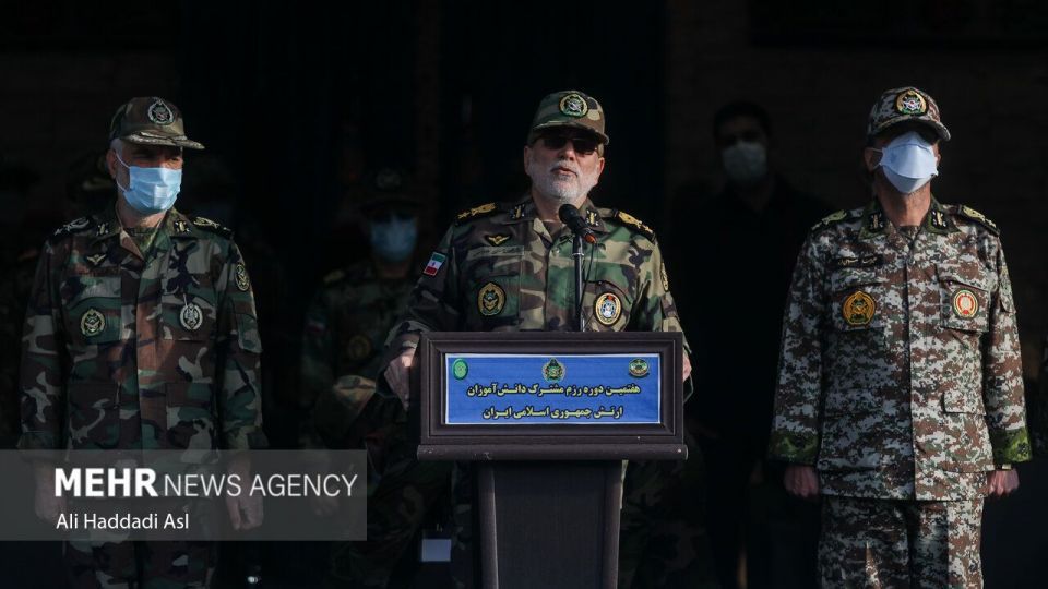 آیین اختتامیه هفتمین دوره رزم مقدماتی مشترک ارتش