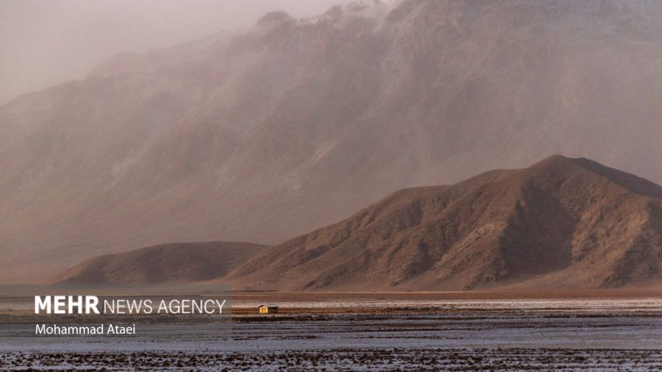 طبیعت برفی جاده اولنگ رامیان