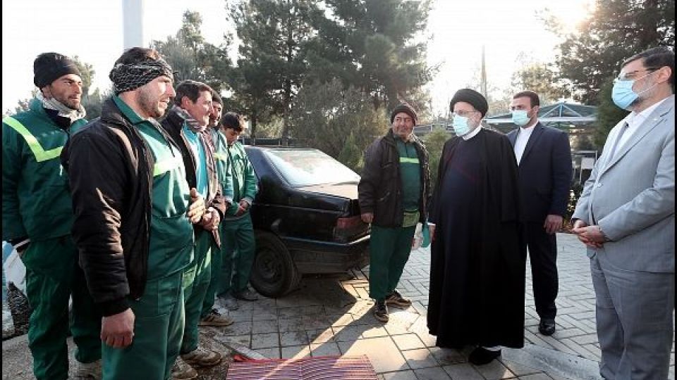 رئیس جمهور در مزار شهدای بهشت زهرا