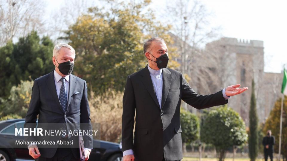 دیدار وزرای خارجه فندلاند و ایران