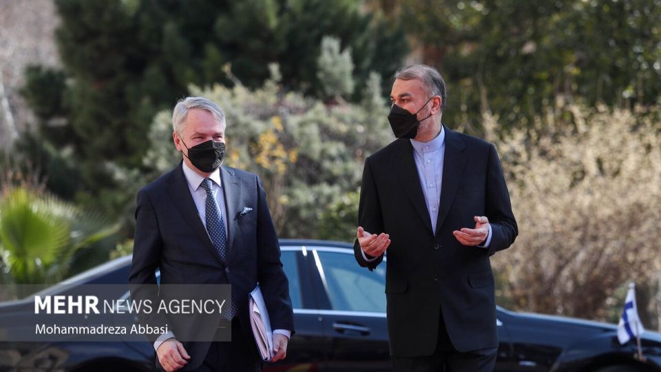 دیدار وزرای خارجه فندلاند و ایران