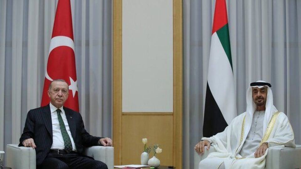 اردوغان و بن زاید در ابوظبی دیدار کردند اردوغان و بن زاید در ابوظبی دیدار کردند