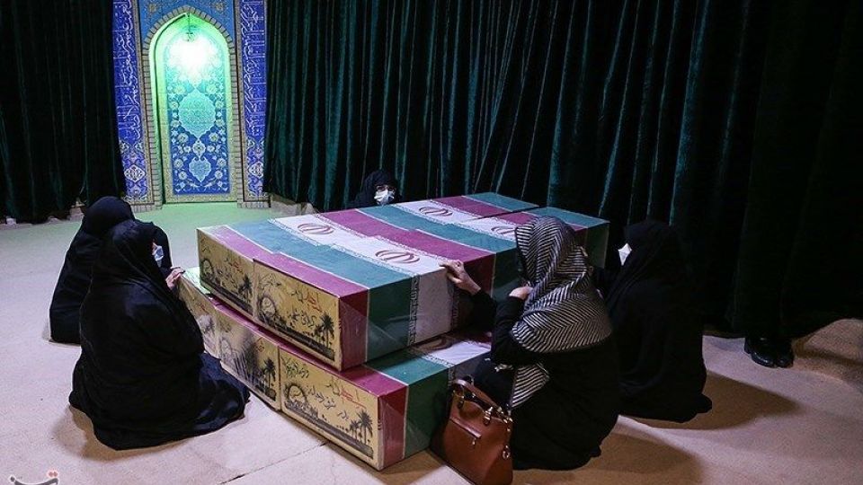 مراسم وداع با پیکر شهید مدافع حرم امیرعلی محمدیان