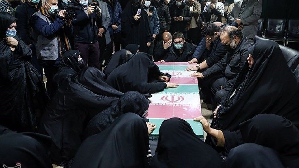 مراسم وداع با پیکر شهید مدافع حرم امیرعلی محمدیان