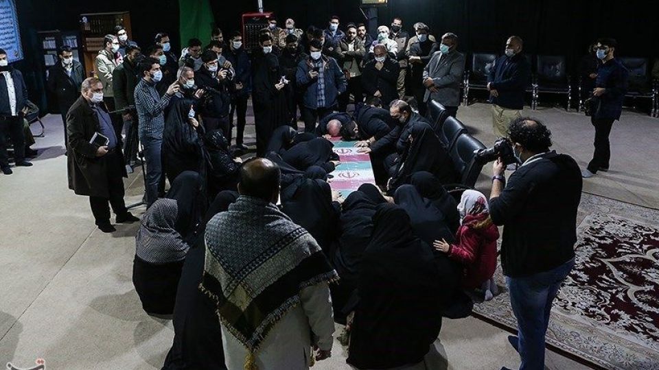 مراسم وداع با پیکر شهید مدافع حرم امیرعلی محمدیان