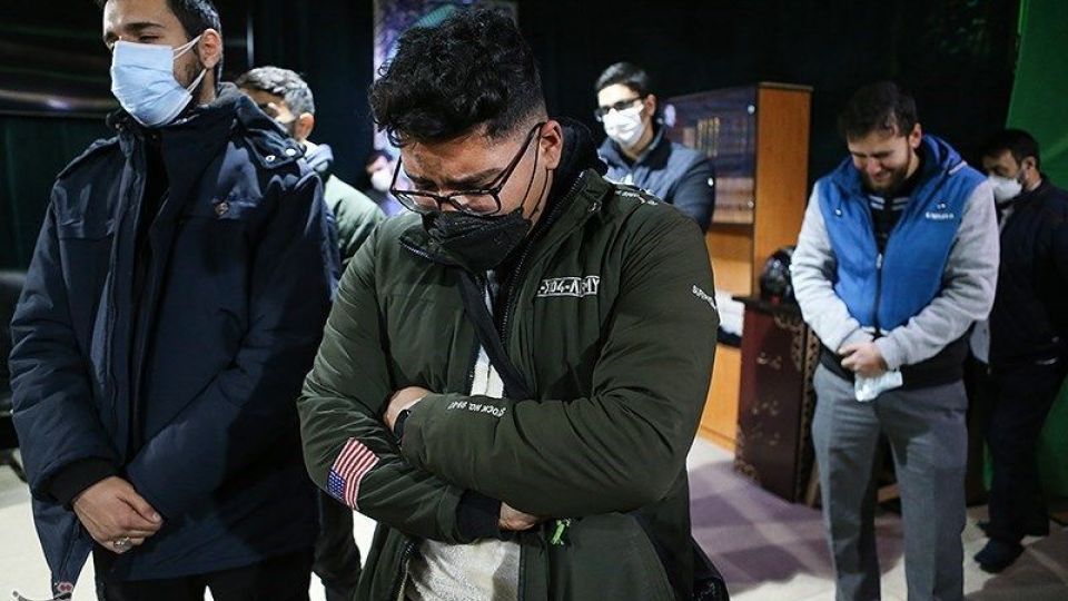 مراسم وداع با پیکر شهید مدافع حرم امیرعلی محمدیان