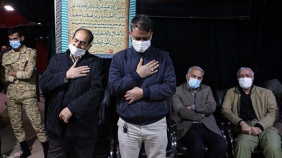 مراسم وداع با پیکر شهید مدافع حرم امیرعلی محمدیان