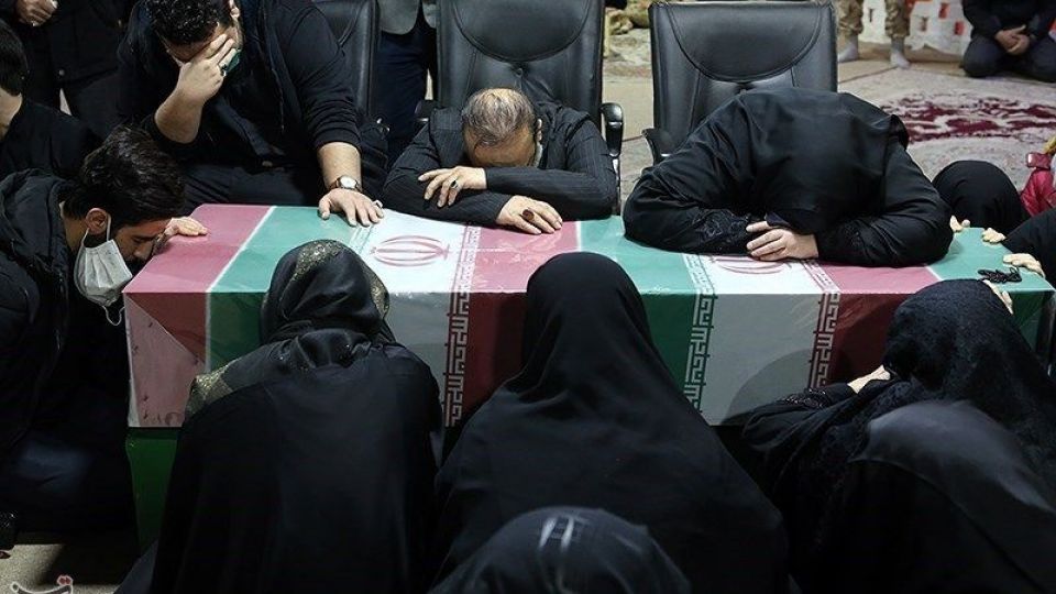 مراسم وداع با پیکر شهید مدافع حرم امیرعلی محمدیان