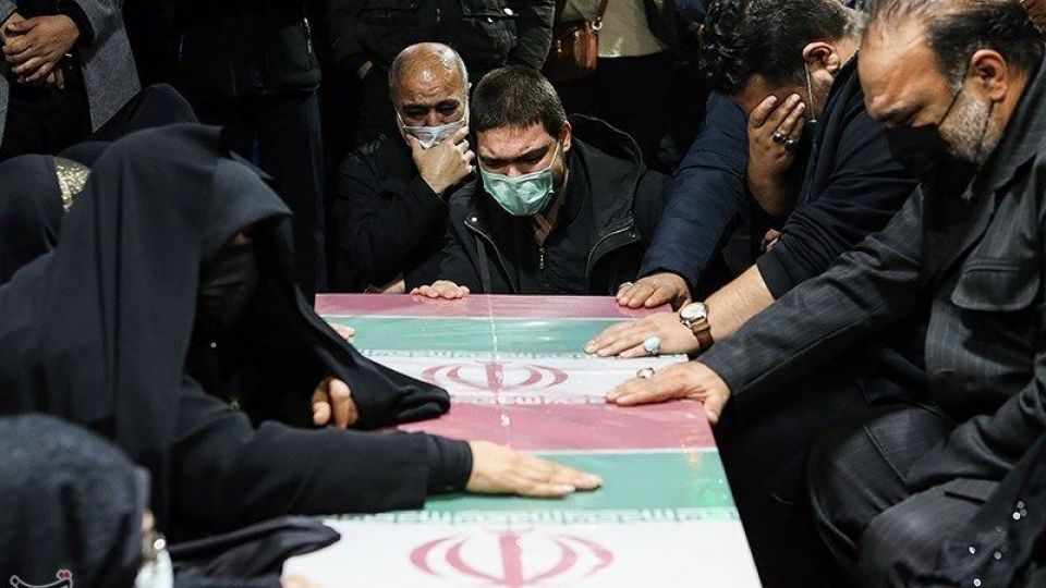 مراسم وداع با پیکر شهید مدافع حرم امیرعلی محمدیان