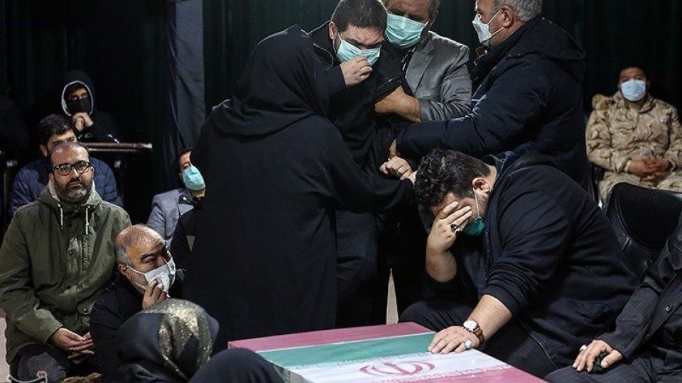 مراسم وداع با پیکر شهید مدافع حرم امیرعلی محمدیان