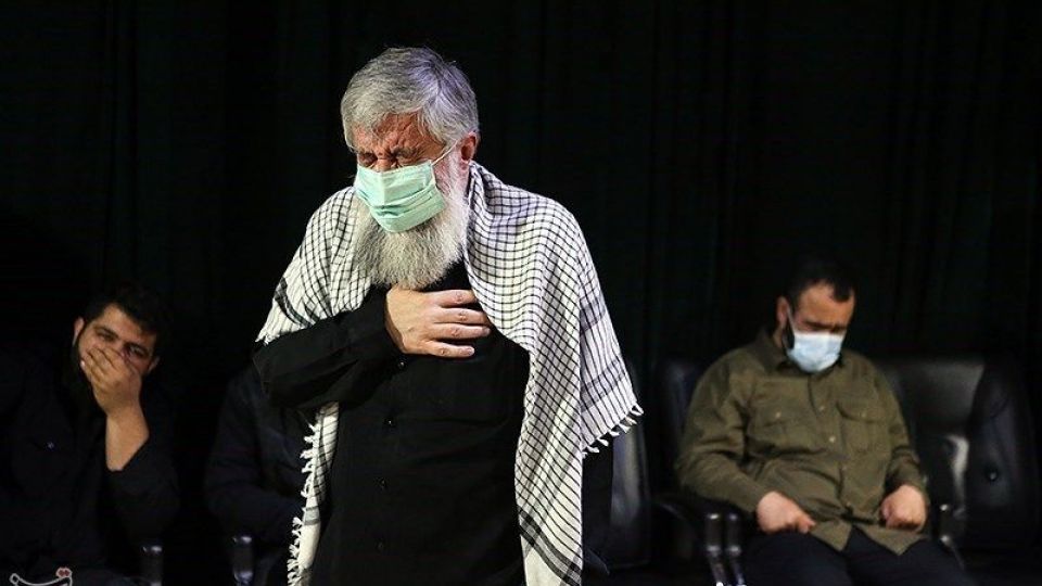 مراسم وداع با پیکر شهید مدافع حرم امیرعلی محمدیان