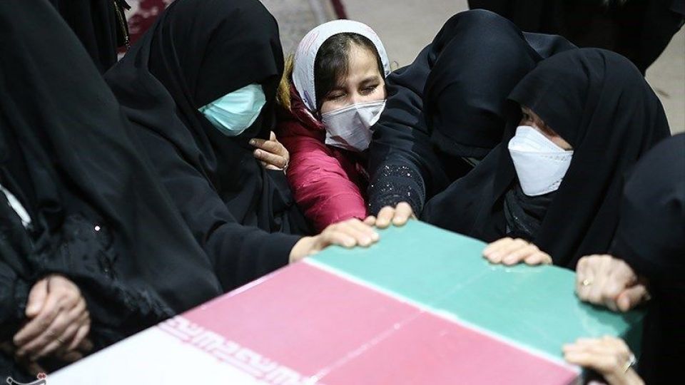 مراسم وداع با پیکر شهید مدافع حرم امیرعلی محمدیان