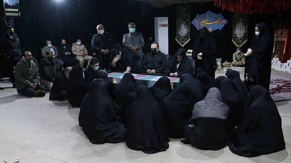 مراسم وداع با پیکر شهید مدافع حرم امیرعلی محمدیان