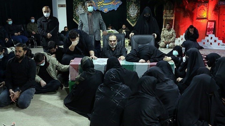 مراسم وداع با پیکر شهید مدافع حرم امیرعلی محمدیان