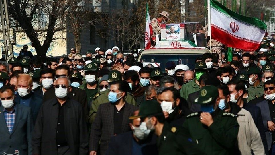 تشییع سردار مهدی مهدوی نژاد-قم