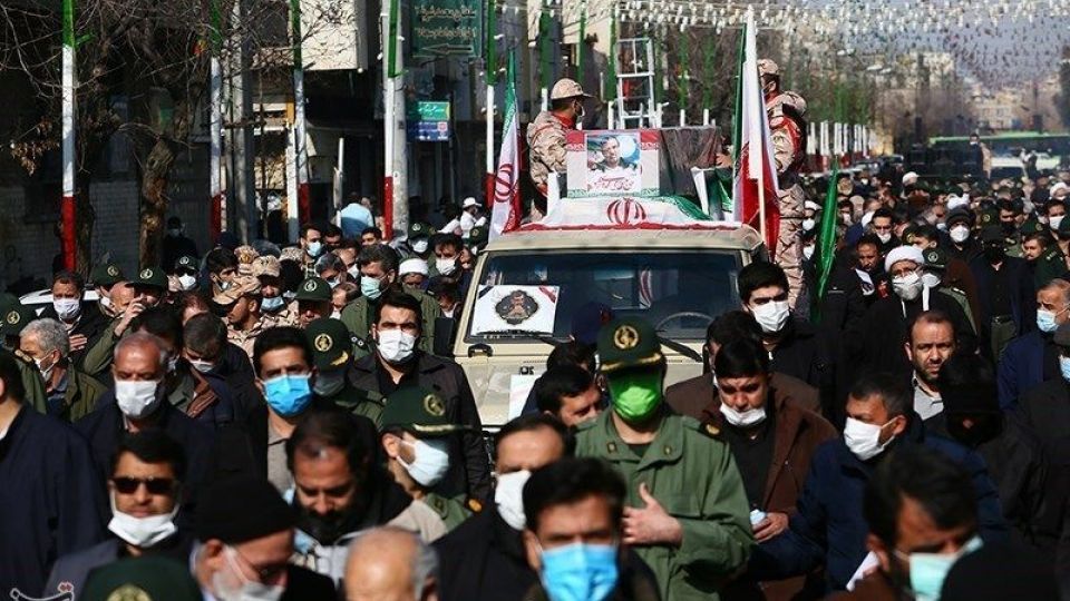 تشییع سردار مهدی مهدوی نژاد-قم