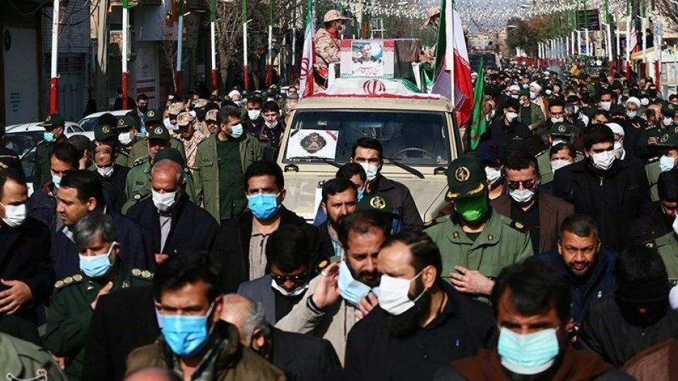 تشییع سردار مهدی مهدوی نژاد-قم