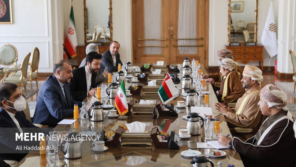 دیدار وزرای امور خارجه ایران و عمان