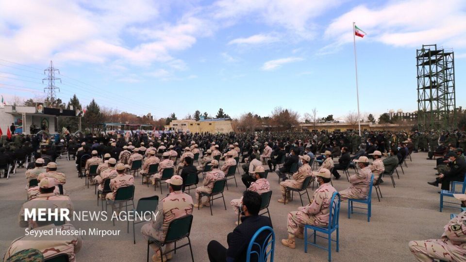 تشییع پیکر «احسان پای خسته» شهید انتظامی در مشهد